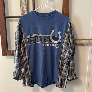 Indianapolis Colts Upcycled T-shirt.